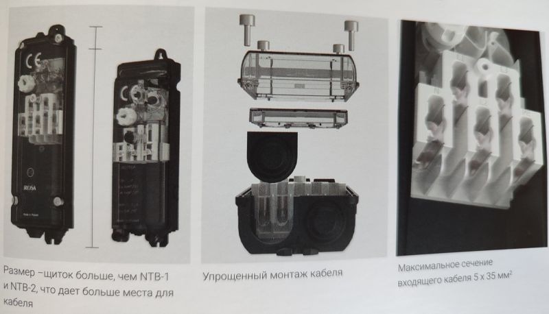 Вводный щиток типа NTB