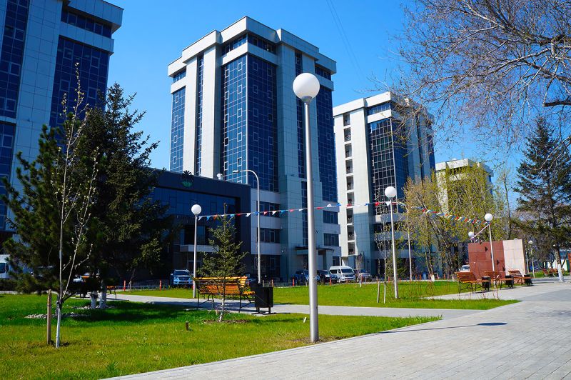 БЦ ВЕГА и ТЕРРА по ул.Октябрьской Революции, 1